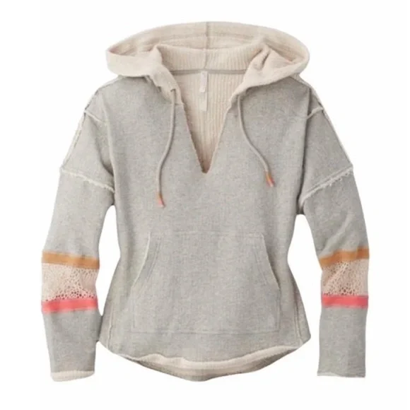 Free People FP Movement Dream Catcher Gray Hoodie - Picture 1 of 7